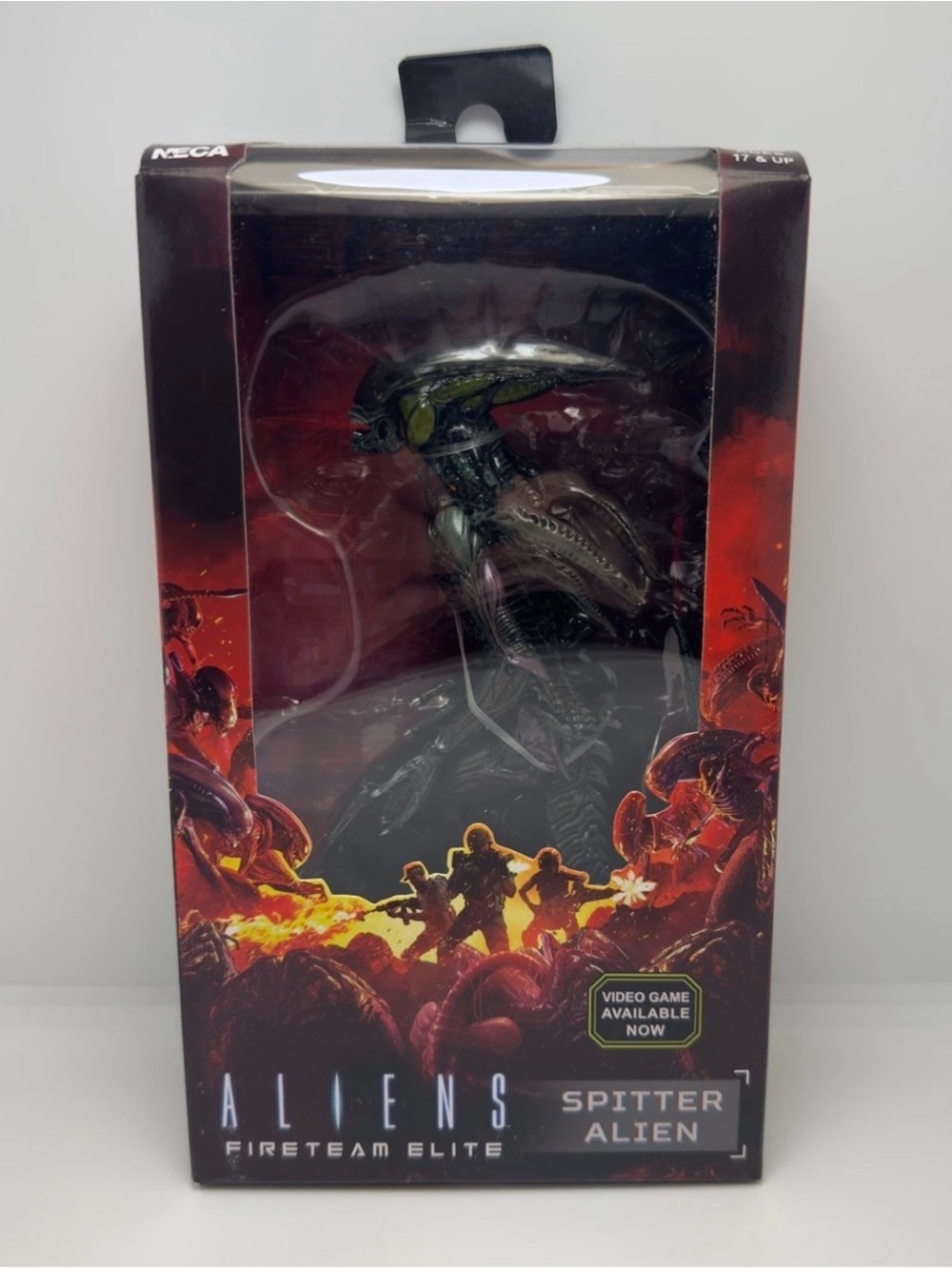 NECA Aliens Fireteam Elite Spitter Xenomorph Action Figure